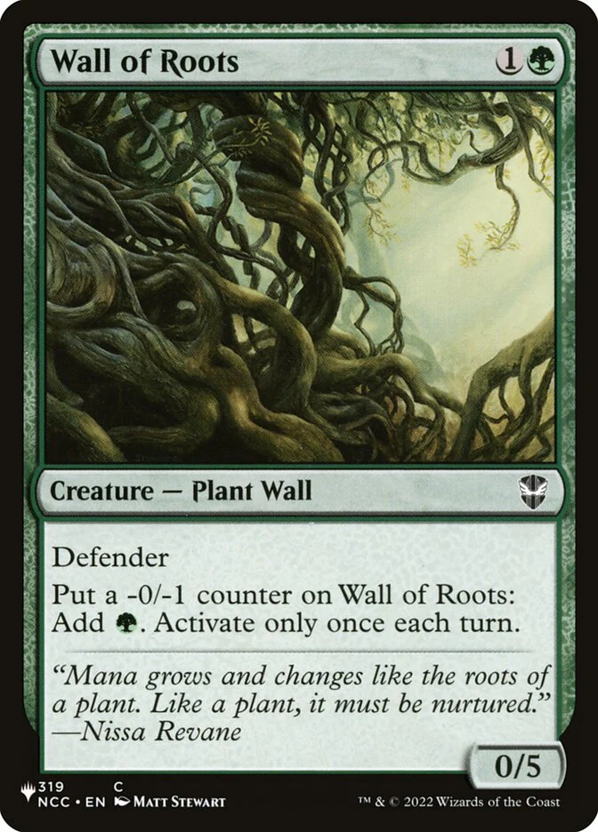 Wall of Roots - The List (PLST)