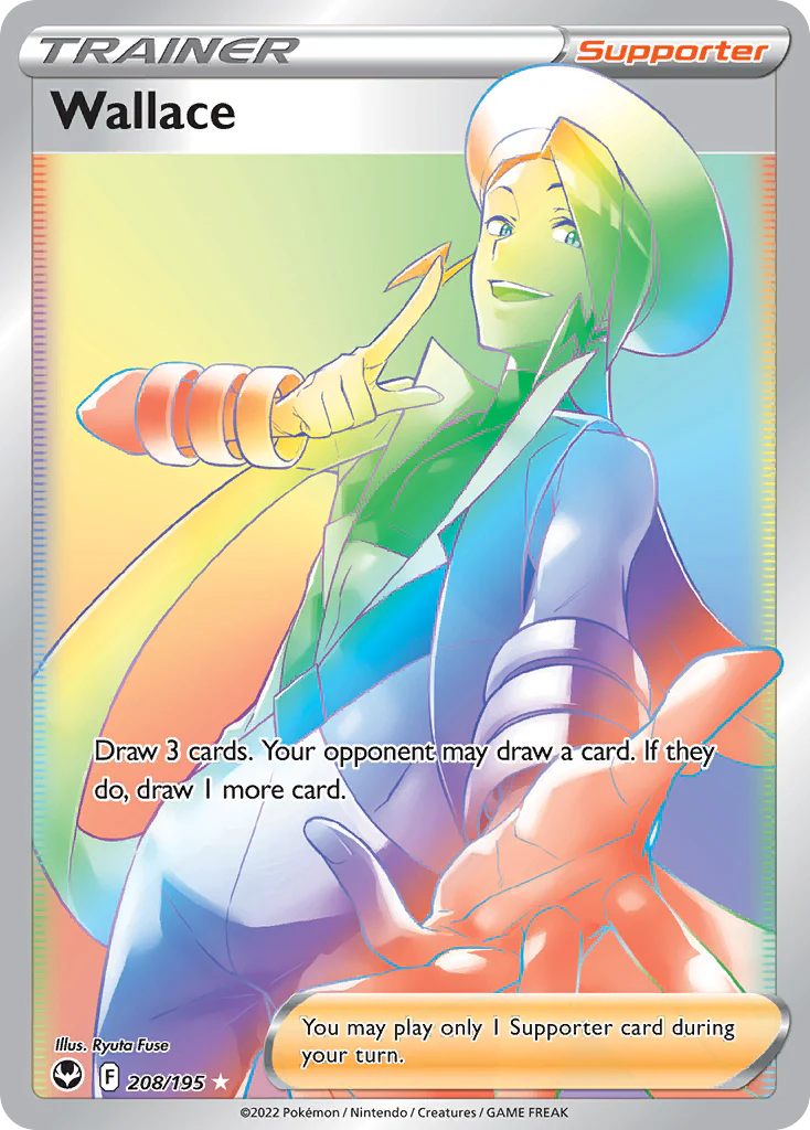 Wallace (208/195) - [Rainbow Holo] Silver Tempest (SIT)