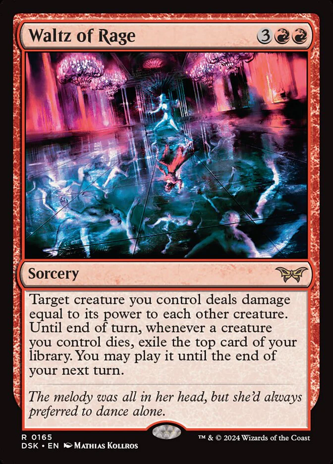 Waltz of Rage - [Foil] Duskmourn: House of Horror (DSK)