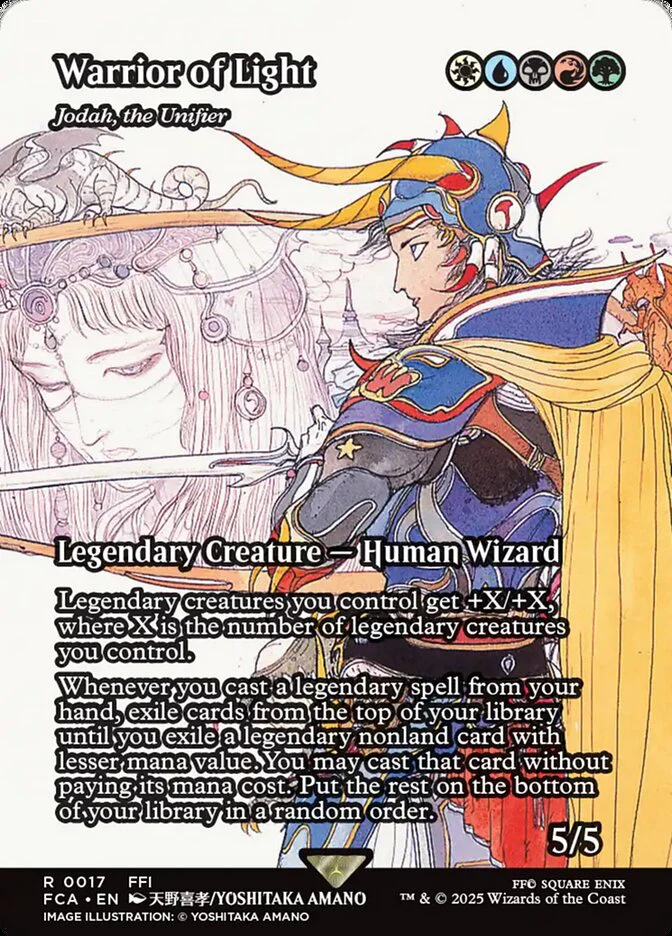 Warrior of Light - Jodah, the Unifier (17) - [Borderless] Final Fantasy: Through the Ages (FCA)