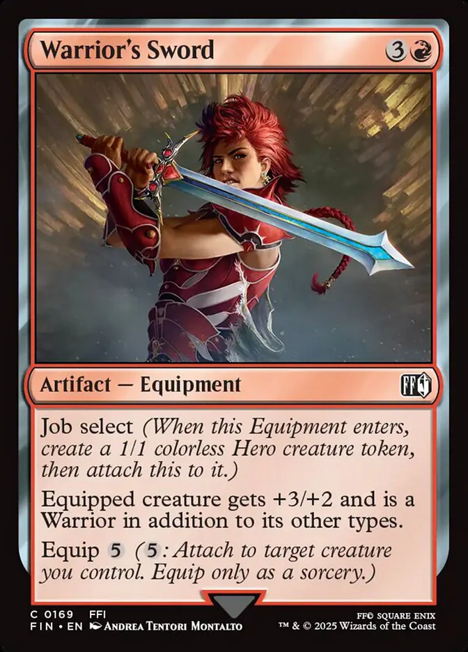 Warrior's Sword (169) - [Foil] Final Fantasy (FIN)