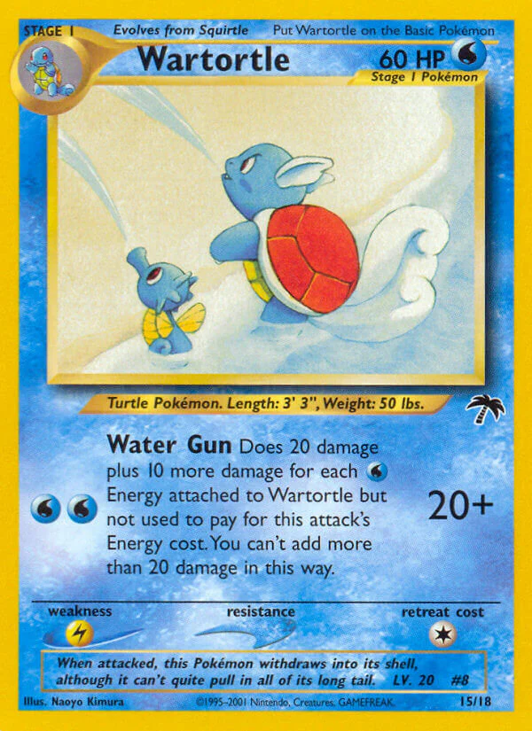 Wartortle (15/18) - Southern Islands (SI1)