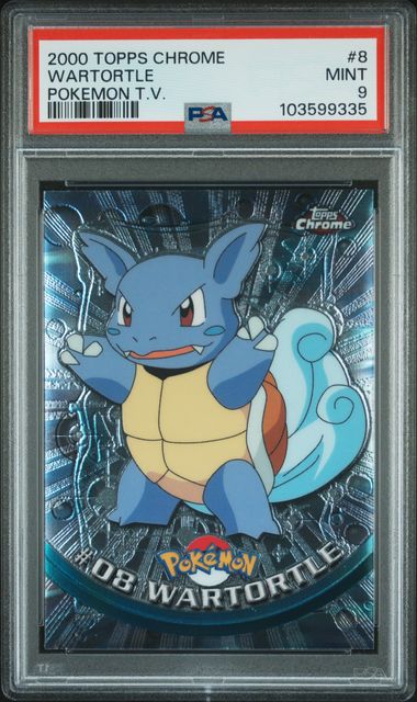 Wartortle #8 - [Graded PSA 9] Pokemon 1999 Topps TV