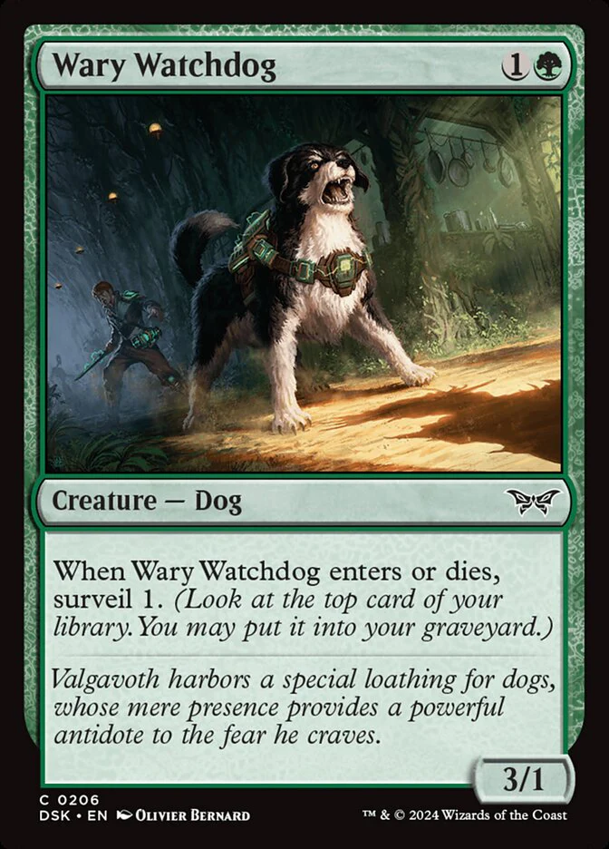 Wary Watchdog - [Foil] Duskmourn: House of Horror (DSK)
