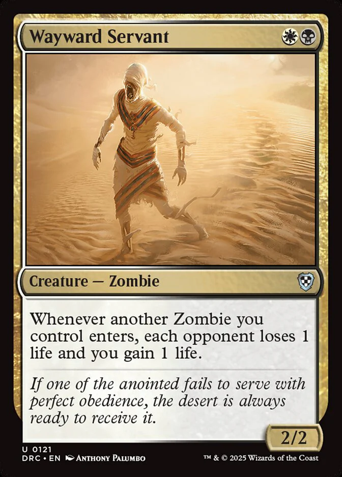 Wayward Servant - Aetherdrift Commander (DRC)
