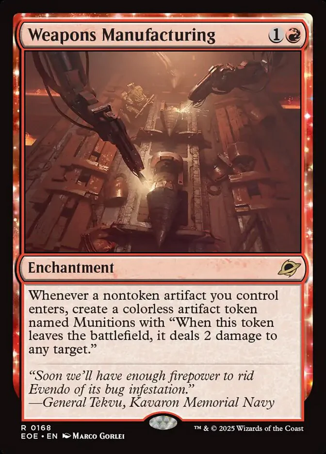 Weapons Manufacturing (168) - [Foil] Edge of Eternities (EOE)
