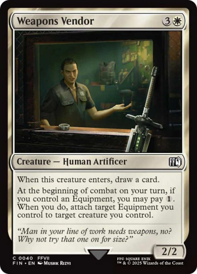 Weapons Vendor (40) - [Foil] Final Fantasy (FIN)