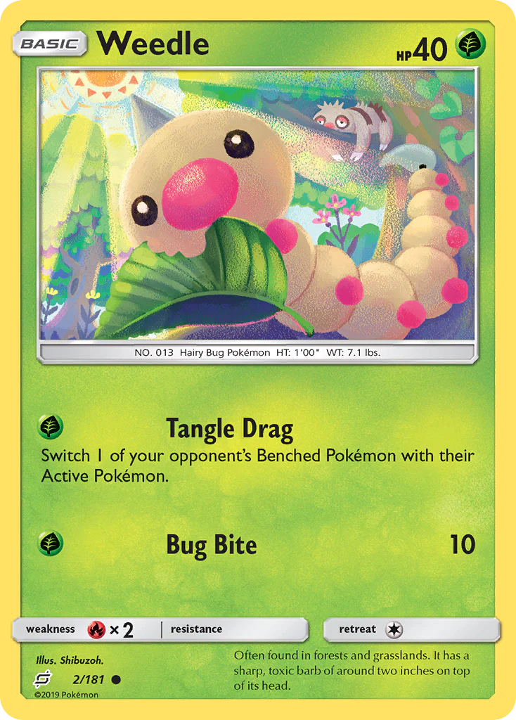 Weedle (2/181) - Team Up (TEU)