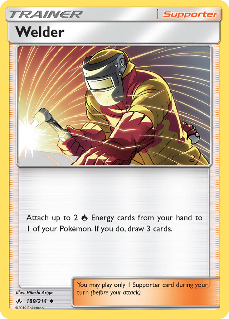 Welder (189/214) - [Reverse Holo] Unbroken Bonds (UNB)