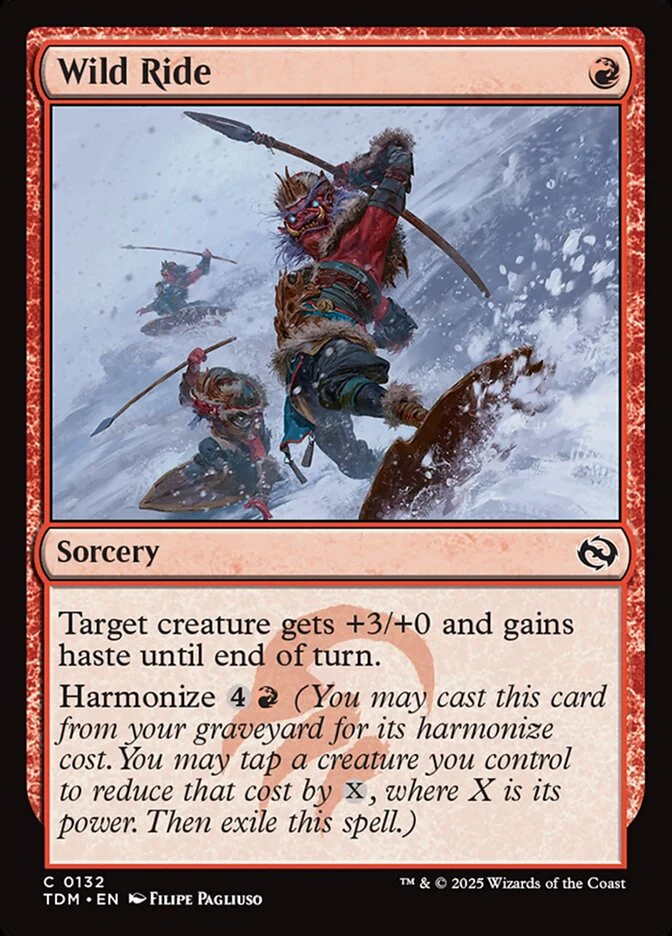 Wild Ride (132) - [Foil] Tarkir: Dragonstorm (TDM)