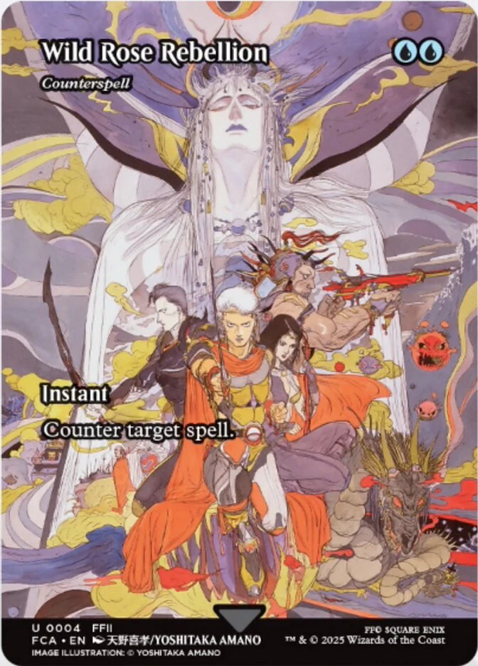 Wild Rose Rebellion - Counterspell (4) - [Borderless] Final Fantasy: Through the Ages (FCA)