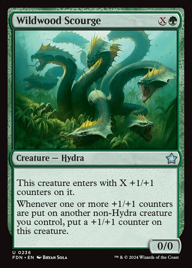 Wildwood Scourge - [Foil] Foundations (FDN)