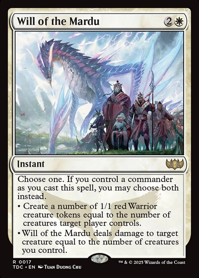 Will of the Mardu - Tarkir: Dragonstorm Commander (TDC)