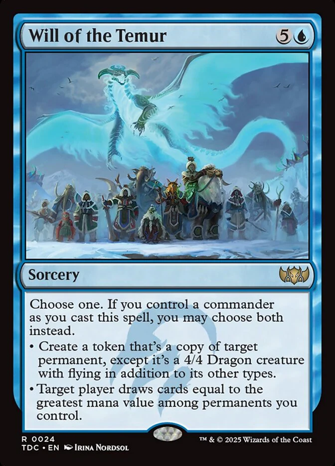 Will of the Temur - Tarkir: Dragonstorm Commander (TDC)