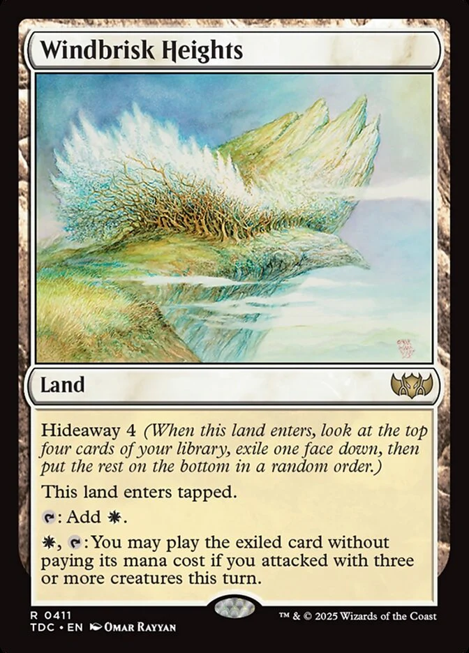 Windbrisk Heights - Tarkir: Dragonstorm Commander (TDC)