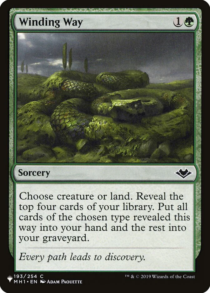 Winding Way - The List (PLST)