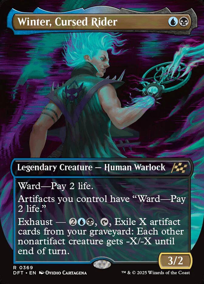 Winter, Cursed Rider - [Borderless] Aetherdrift (DFT)