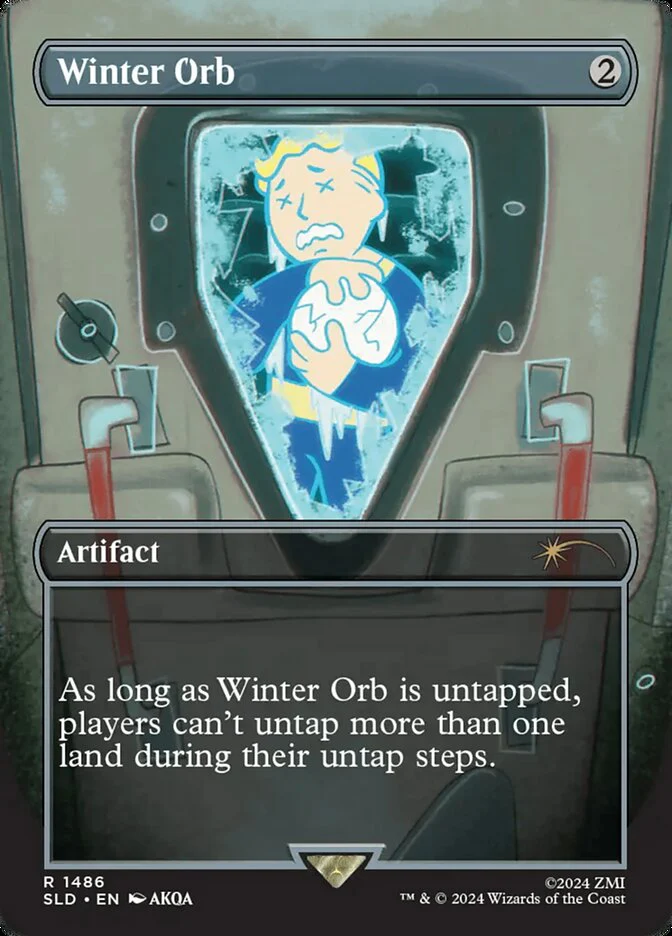 Winter Orb (1486) - [Borderless] Secret Lair Drop (SLD)