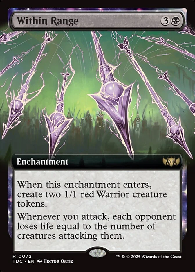 Within Range - [Extended Art] Tarkir: Dragonstorm Commander (TDC)