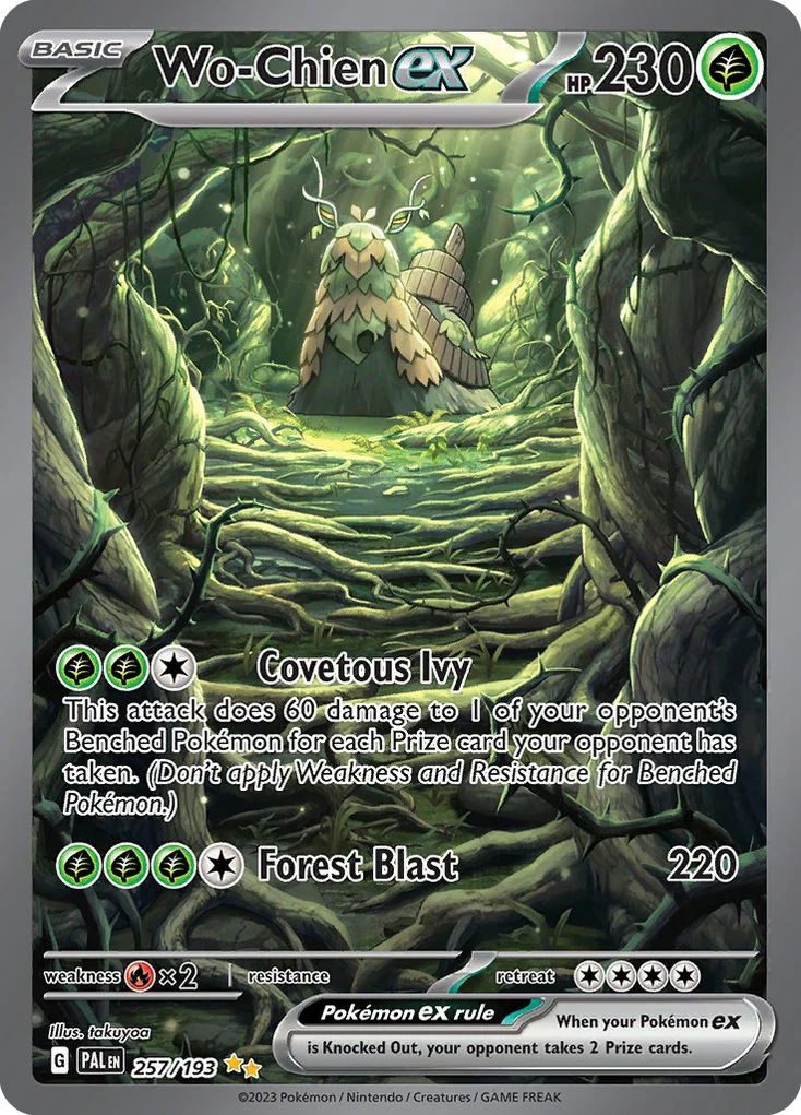 Wo-Chien ex (257/193) - [Special Illustration Rare] Paldea Evolved (PAL)