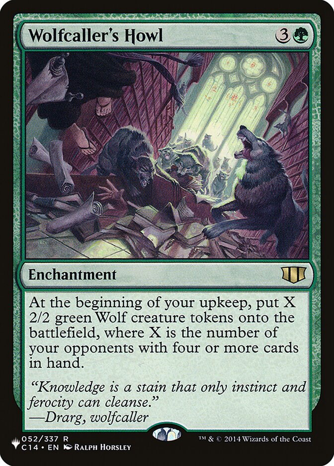 Wolfcaller's Howl - The List (PLST)