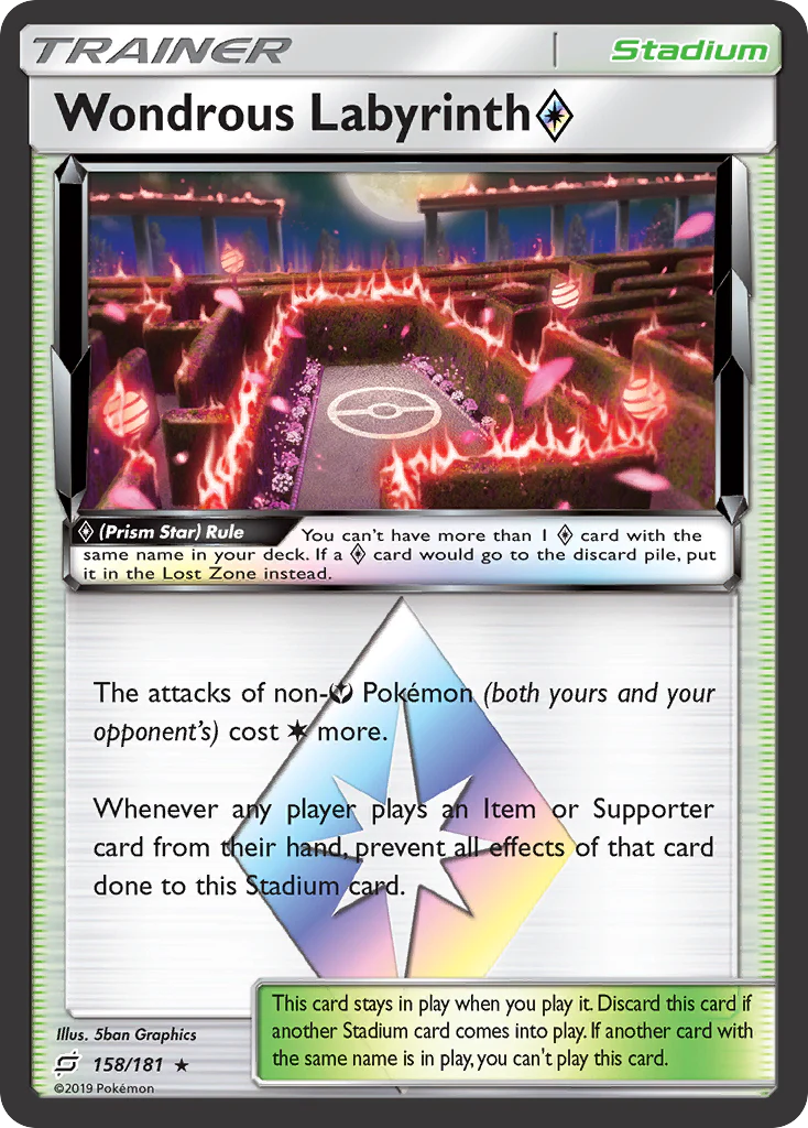 Wondrous Labyrinth ◇ (158/181) - [Holo Foil] Team Up (TEU)