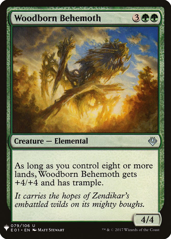 Woodborn Behemoth - The List (PLST)