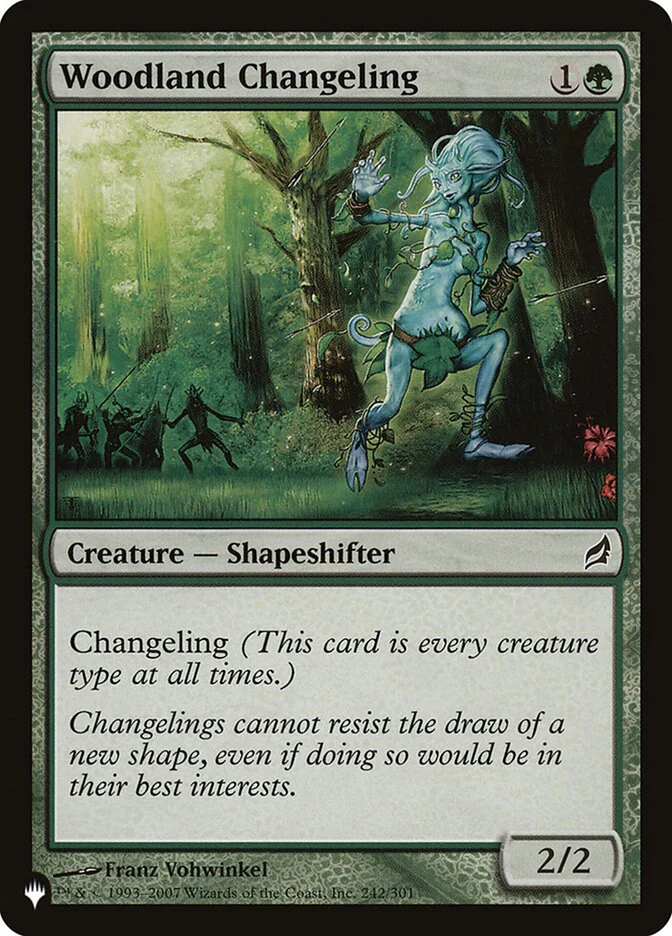 Woodland Changeling - The List (PLST)