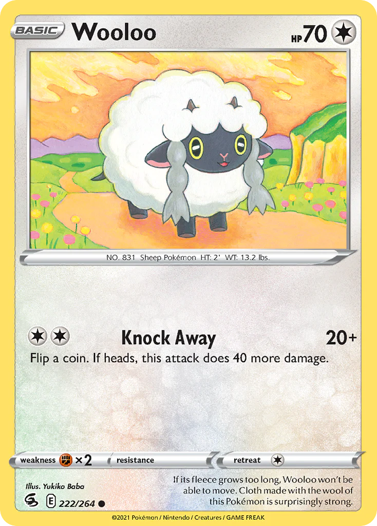 Wooloo (222/264) - Fusion Strike (FST)