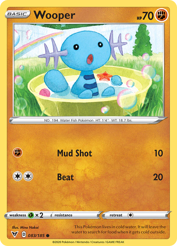 Wooper (83/185) - [Reverse Holo] Vivid Voltage (VIV)