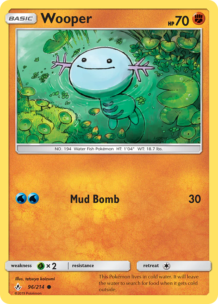 Wooper (96/214) - Unbroken Bonds (UNB)