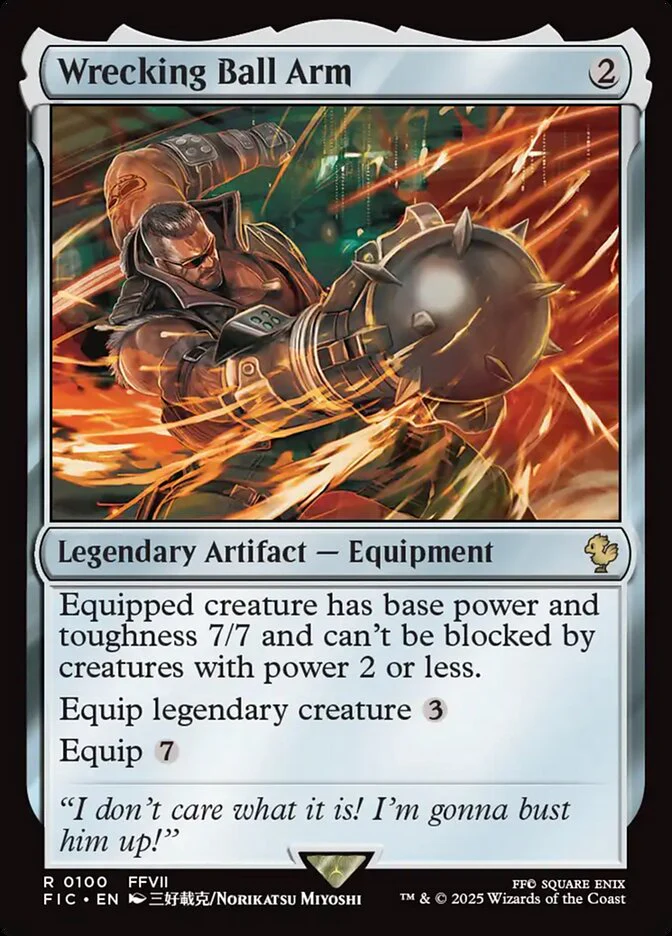 Wrecking Ball Arm (100) - [Surge Foil] Final Fantasy Commander (FIC)