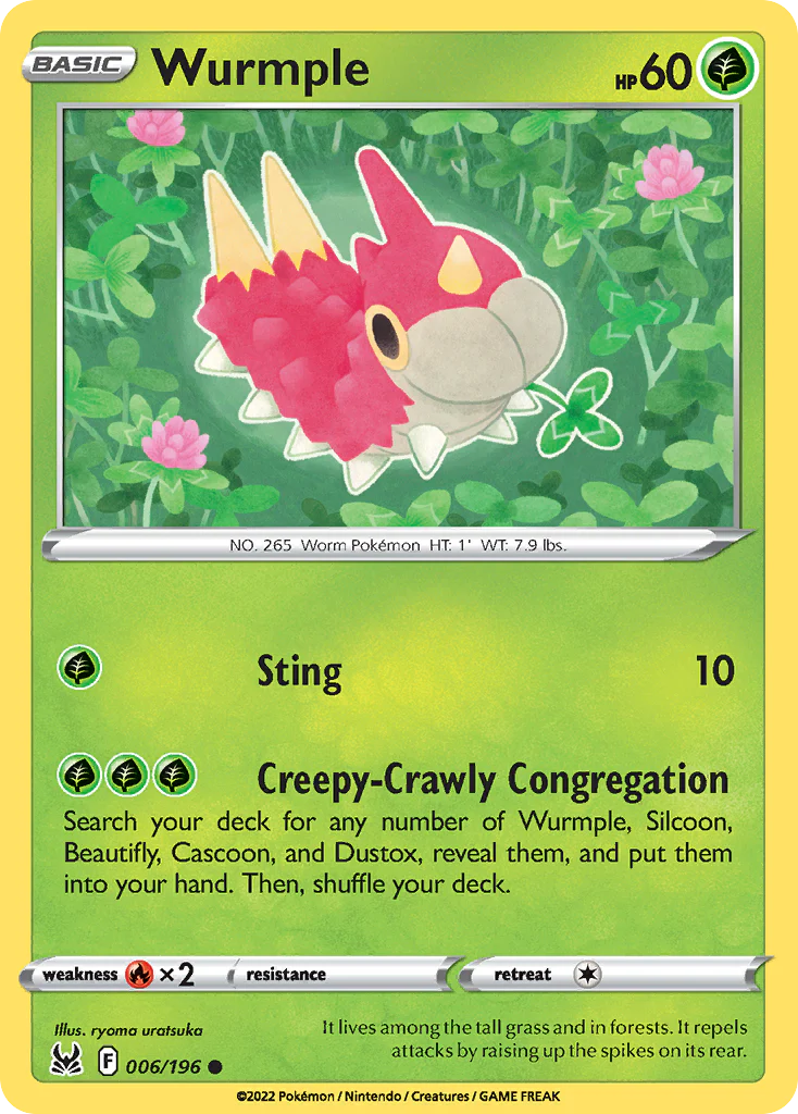 Wurmple (6/196) - Lost Origin (LOR)
