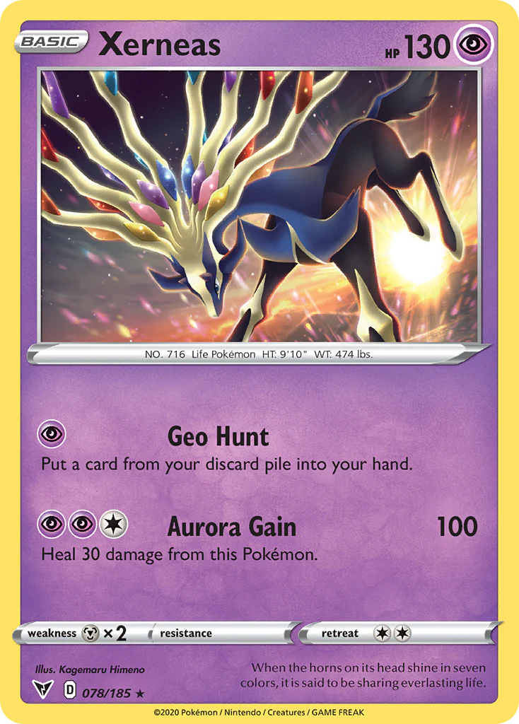 Xerneas (78/185) - [Reverse Holo] Vivid Voltage (VIV)