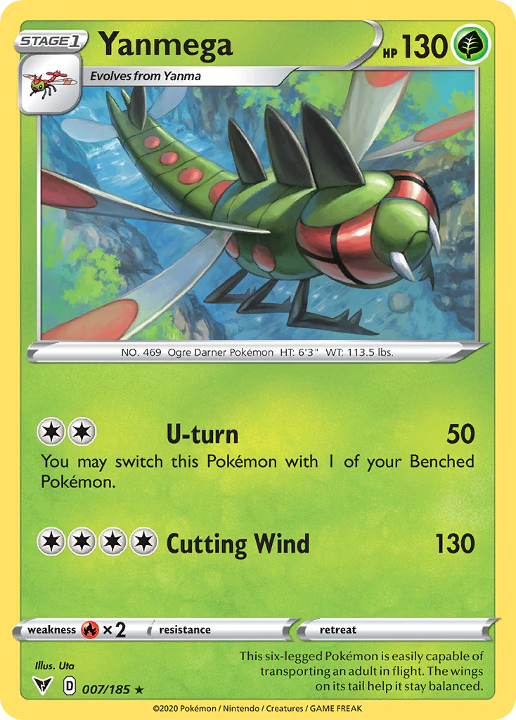 Yanmega (7/185) - Vivid Voltage (VIV)