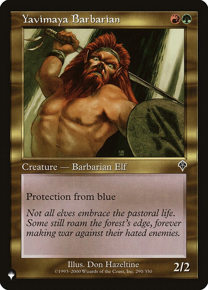 Yavimaya Barbarian - The List (PLST)