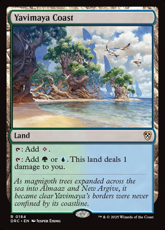 Yavimaya Coast - Aetherdrift Commander (DRC)