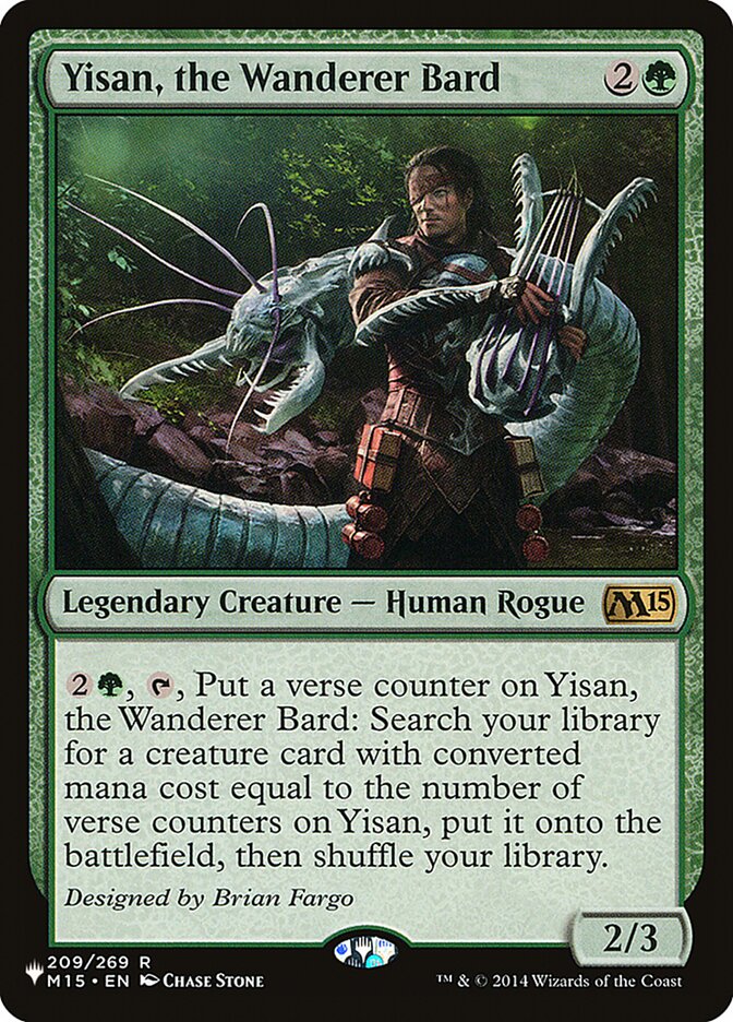 Yisan, the Wanderer Bard - The List (PLST)
