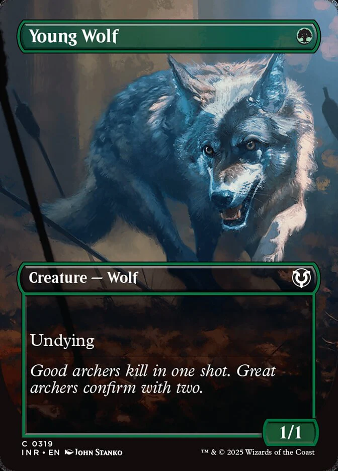 Young Wolf - [Foil, Borderless] Innistrad Remastered (INR)
