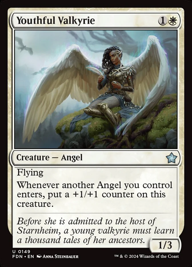 Youthful Valkyrie - [Foil] Foundations (FDN)