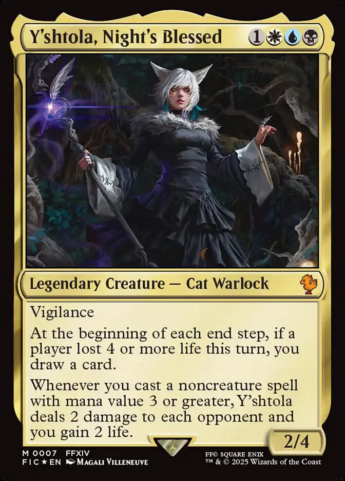 Y'shtola, Night's Blessed (7) - [Foil] Final Fantasy Commander (FIC)