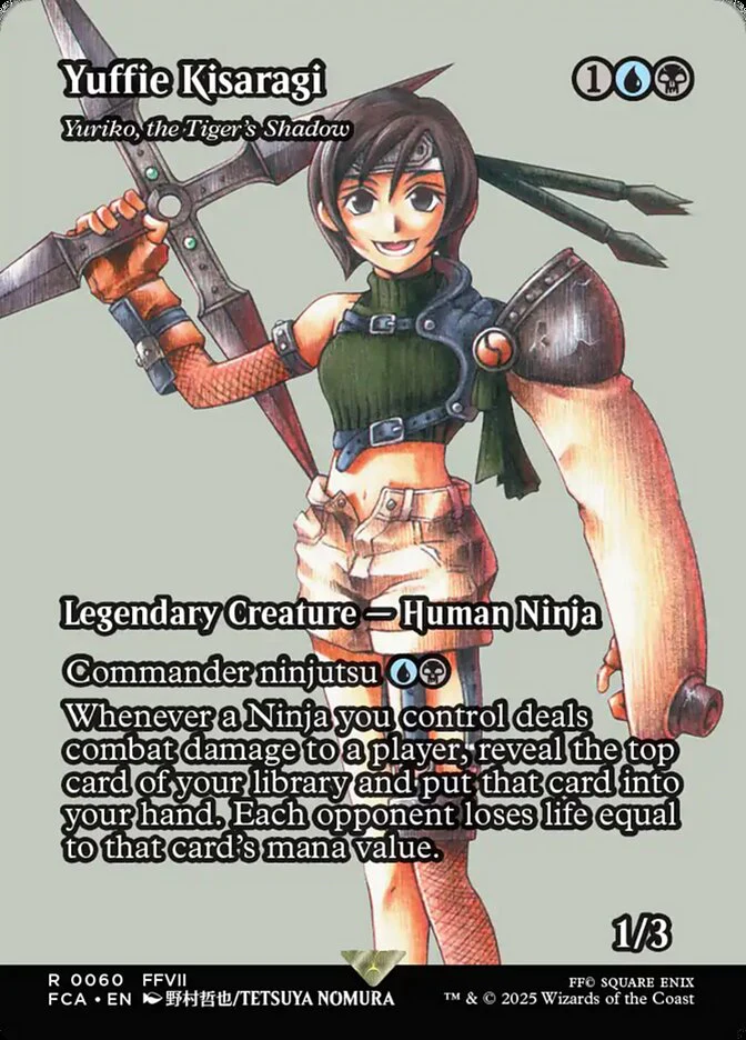 Yuffie Kisaragi - Yuriko, the Tiger's Shadow (60) - [Borderless] Final Fantasy: Through the Ages (FCA)