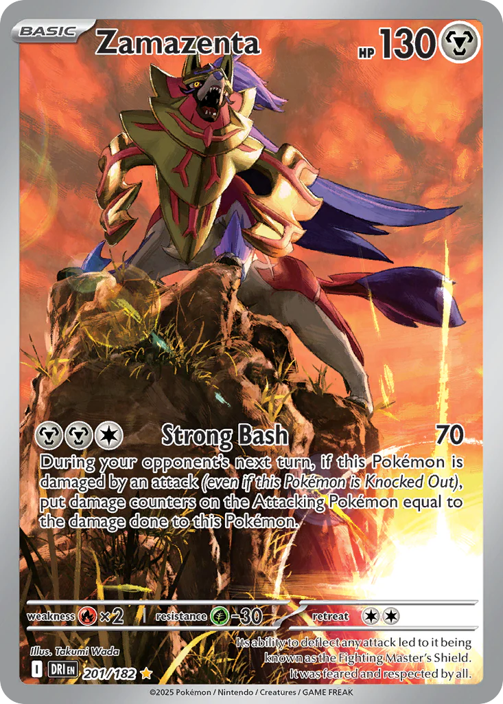 Zamazenta (201/182) - [Illustration Rare] Destined Rivals (DRI)