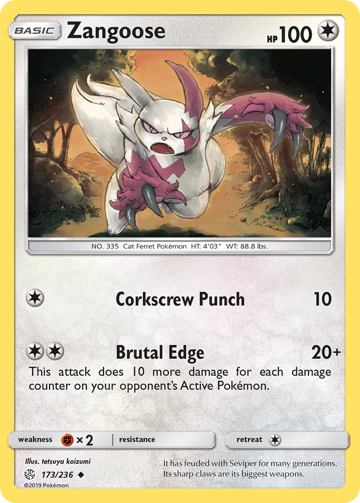 Zangoose (173/236) - Cosmic Eclipse (CEC)