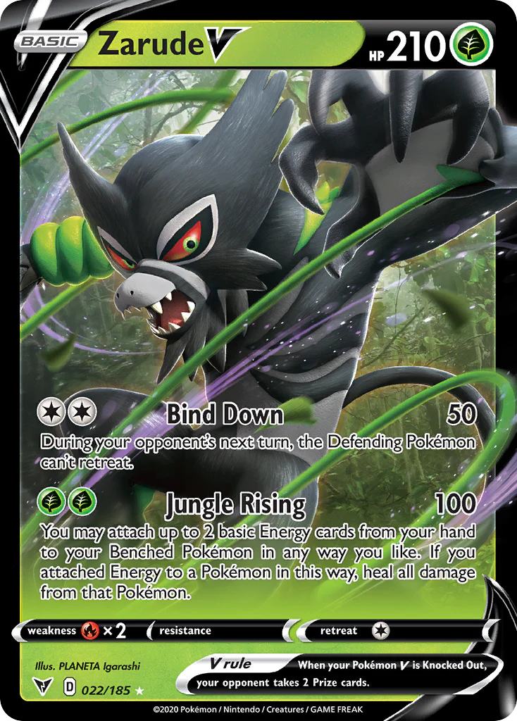 Zarude V (22/185) - [Holo Foil] Vivid Voltage (VIV)