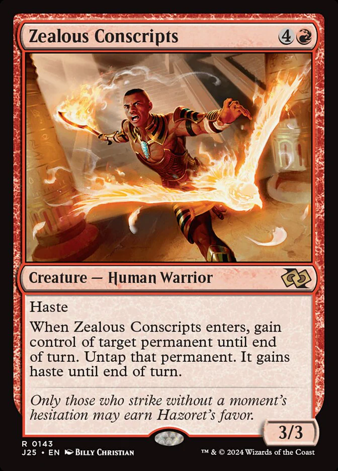 Zealous Conscripts - Foundations Jumpstart (J25)