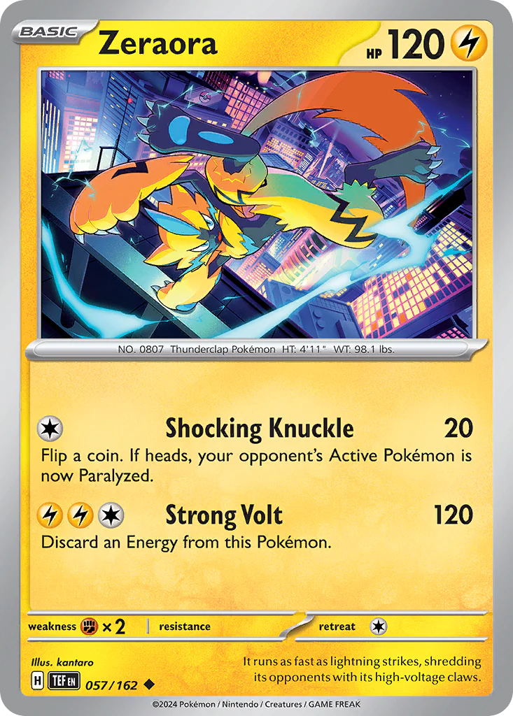 Zeraora (57/162) - Temporal Forces (TEF)