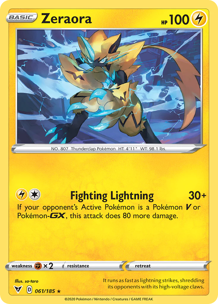 Zeraora (61/185) - [Reverse Holo] Vivid Voltage (VIV)