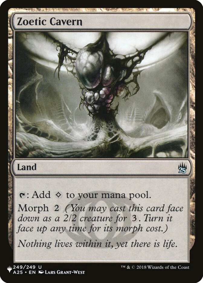 Zoetic Cavern - The List (PLST)