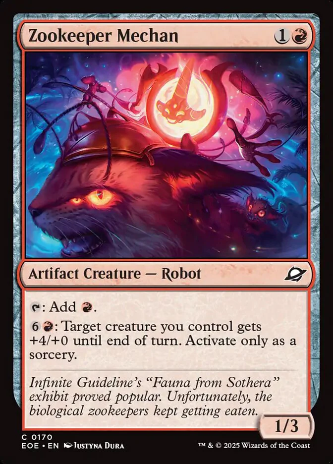 Zookeeper Mechan (170) - [Foil] Edge of Eternities (EOE)